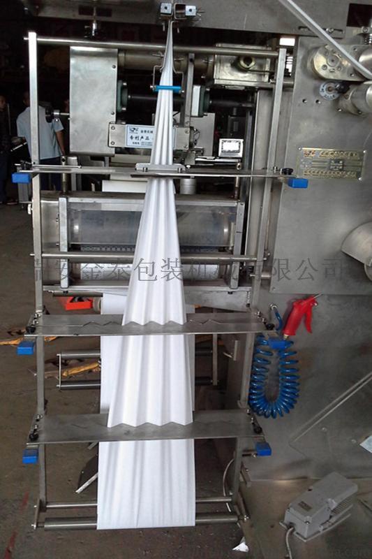 全自动单片湿巾枕式包装机 折叠分切理料湿巾包装生产流水线
